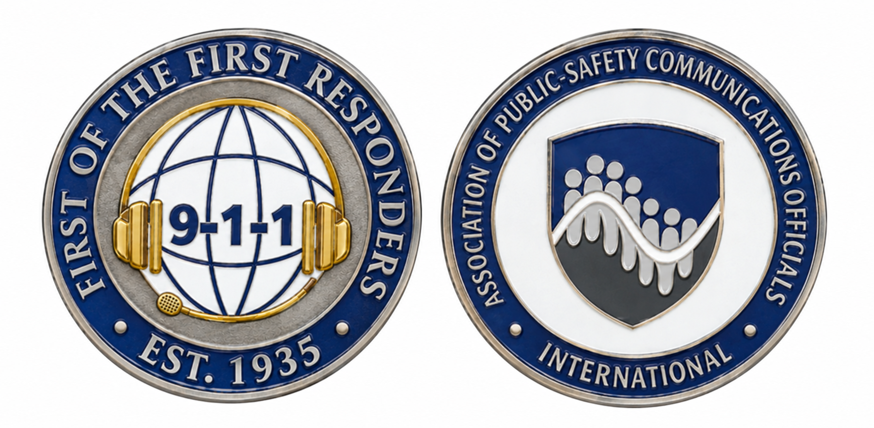 APCO First Responders 9-1-1 Challenge Coin